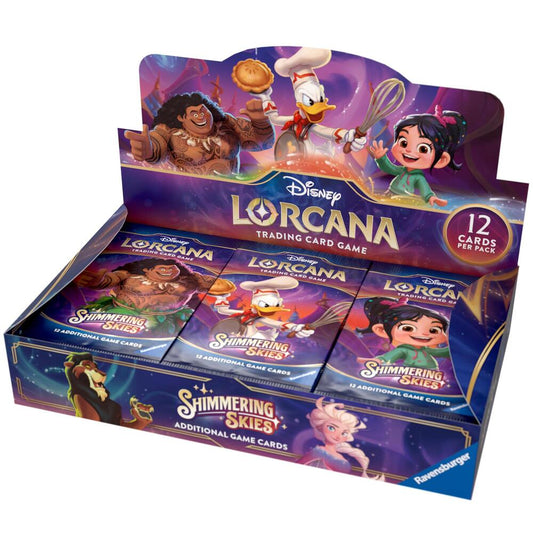 Disney Lorcana - Shimmering Skies Booster Box - 24 packs per box